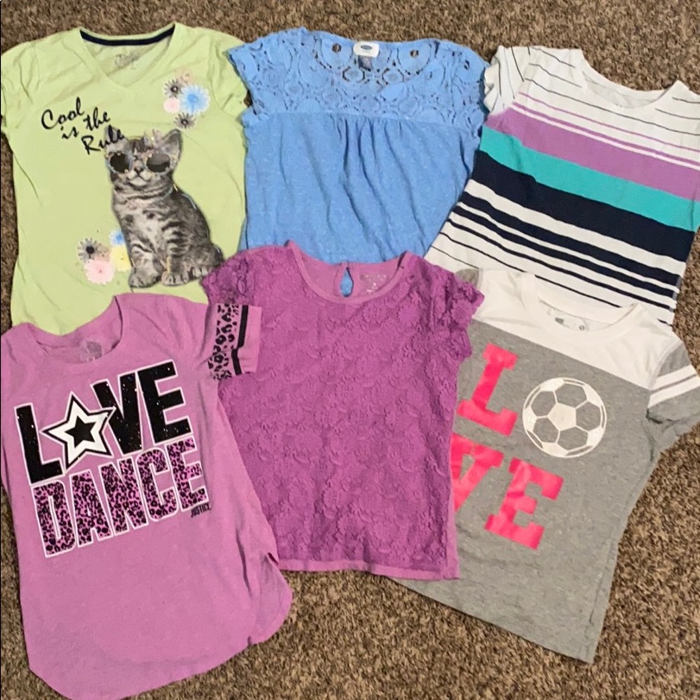 6 Kids shirts